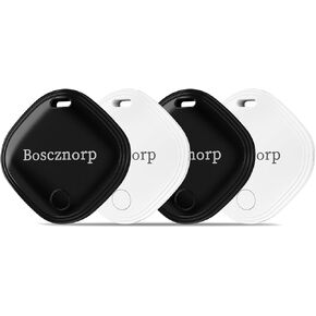Air Tracker 4 Pack wokr for Apple Find My (iOS Only) Super Lightweight, Item Finder for Keys,Wallet, Luggage, Backpack,Replaceable Battery,Tracker Tags with 4 Keyrings