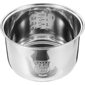 Ciieeo Rice Cooker Inner Pots 2L Stainless Steel Interior Cooking Pan Nonstick Pressure Cooker Replacement Electric Cooking Pot Liner Container
