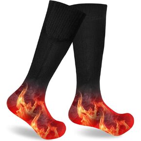 Heated Socks for Men Women - tamthy Washable Warming Socks Electric Heated Socks for Camping Skiing Skating Hunting Hiking (Battery Not Included) in Saudi Arabia