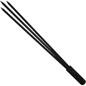 Scuba Choice Spearfishing 12"" Stainless Steel Pole Spear Tip 3 Prong Head Paralyzer (Black), one Size