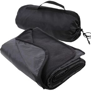 Threadart Outdoor Rainproof & Windproof Thick Stadium Blanket | for Camping, Picnic, Sports, Festivals, Football, Baseball, Concerts, Parks, Beach 55" x 79"