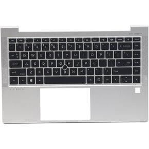 New Replacement Palmrest for HP EliteBook 840 G7 840 G8 845 G7 845 G8 745 G7 745 G8 Upper Case with Backlit Keyboard M36312-001 M07090-001 M07091-001