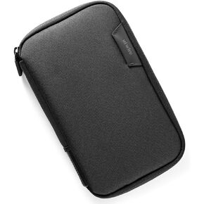 Folio 1L Tech Pouch for Personal or Individual Family, Travel, Work Cable Organizer, Electronic Tech Accessories with Label Identification, Small in Arctic Blue