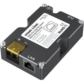 XTAR Starlink PoE Injector, 150W 4 Pair GigE PoE Injector with Surge Protection, Ideal for Starlink Internet Kit Satellite,Dishy V2 pinout 48-57V / 3A 10/100/1000M (PoE Injector)