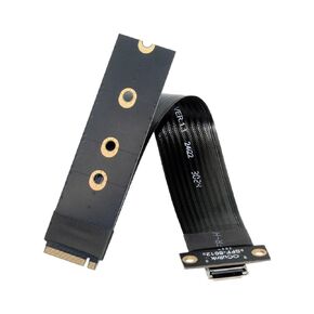 cablecc PCI-E4.0 M.2 M-Key to Oculink SFF-8612 SFF-8611 Vertical Host Adapter for NVME U.2 SSD 2280 eGPU