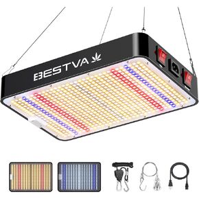 BESTVA 2024 Upgrade DC3000 Led Grow Light with High Yield Diodes Full Spectrum LED Grow Lights for Indoor Plants Greenhouse Veg Bloom Light Hydroponic Grow Lamp