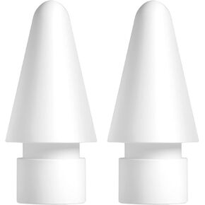 2 Pack Replacement Tips Compatible with Apple Pencil 1st/2nd Gen, Apple Pencil USB-C and Apple Pencil Pro, iPad Pencil Tips with High- Precision Control Pen Like Original Apple Pencil Tips