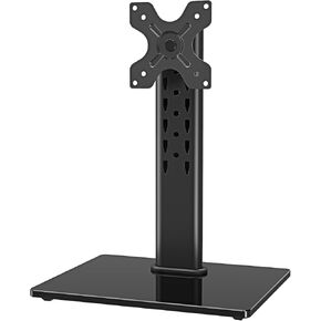 MOUNTUP Monitor Stand for Desk, Freestanding Monitor Mount Fits 13-32 inch Screen up to 17.6 lbs, Screen Stand with Swivel, Height, Rotation Adjustment, VESA Mount 100 x 100mm, 75 x 75mm