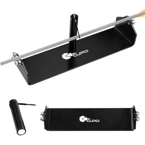 Archery Arrow Spinner Tester, Black Alloy Arrow Squaring Tool, Fine Workmanship and Compact Size of Archery Straightness Detector, Arrow Spinner for Detect The Straightness of The Arrow