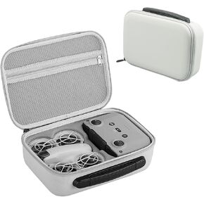 Neo Bag Travel Portable Storage Bag Waterproof Carrying Case Anti-collision PU Leather Compact Small Case for DJI Neo Fly More Combo with RC-N3 Accessories