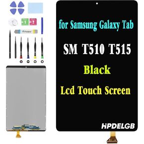 for Samsung Galaxy Tab A 10.1 2019 SM-T510 T510 T515 T510F T515F LCD Display Touch Screen Digitizer Assembly (Black)