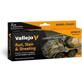 Vallejo Rust, Stain and Streaking Set Paint Set