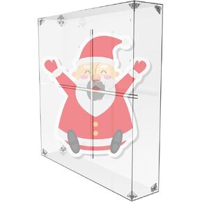 Missyou 3D Hologram Fan Protective Cover for Collectibles Assemble Clear Acrylic Box Alternative Glass Case for Holographic Projection (Suitable for 22" and below holo fan (H 23.2"*W 7.8*L 23.2"))