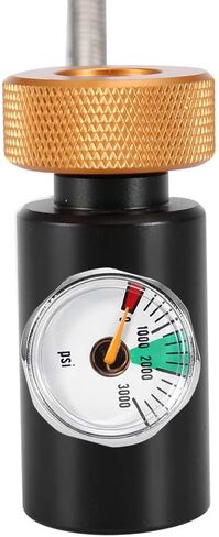 Diyeeni G1/2 CO2 Cylinder Refill Adapter with Hose for Filling 36" Without Gauge,2 Turn on/Off valves, to use in Saudi Arabia