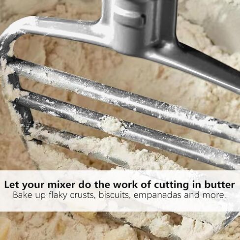 Pastry Tilt Head Stand Mixer Beater Attachment, Stainless Steel (Bowl Lift - Stainless Steel) in Saudi Arabia