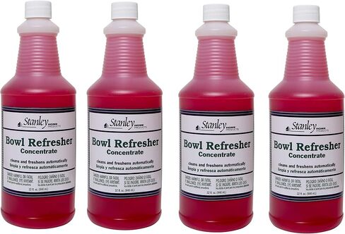 Stanley Home Products Bowl Refresher Concentrate Dispenser - Easy Mount Liquid Detergent Dispensing Plastic Bottle Pump/Container for Clean & Refreshing Toilet & Bathroom Scent in Saudi Arabia