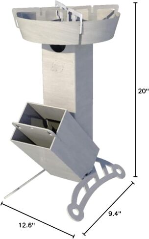 Spitfire Rocket Stove Patrol، موقد صاروخي للتخييم، موقد محمول لحرق الأخشاب مع حقيبة سفر، موقد خشبي قابل للطي، موقد تخييم صاروخي، موقد طبخ خارجي Estufa De Leña Para Cocinar in Kuwait