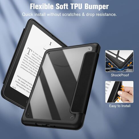 حافظة Fintie Hybrid لجهاز Kindle Paperwhite الجيل الثاني عشر 2024 وKindle Colorsoft مقاس 7 بوصات in Kuwait