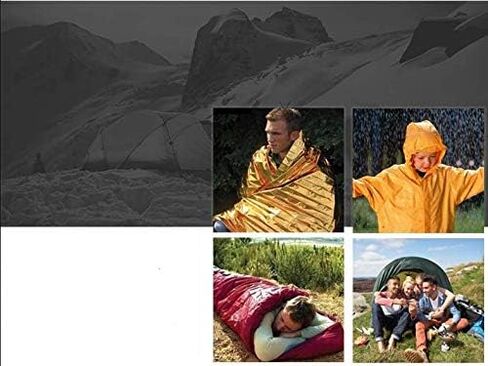 حقيبة نوم للطوارئ مقاومة للماء وخفيفة الوزن وكيس حراري ومساحة للحرارة وبقاء على قيد الحياة وحقائب محمولة للتخييم والمشي لمسافات طويلة والأنشطة الخارجية in Kuwait