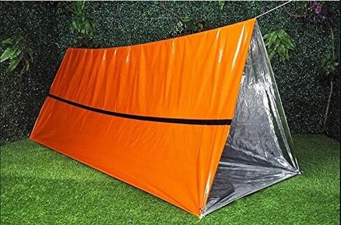 حقيبة نوم للطوارئ مقاومة للماء وخفيفة الوزن وكيس حراري ومساحة للحرارة وبقاء على قيد الحياة وحقائب محمولة للتخييم والمشي لمسافات طويلة والأنشطة الخارجية in Kuwait