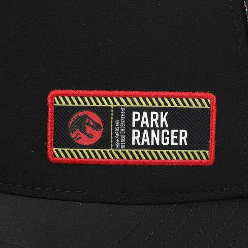 قبعة سائقي الشاحنات للبالغين مقاومة للماء من Bioworld Jurassic Park Ranger، متعددة الألوان in Saudi Arabia