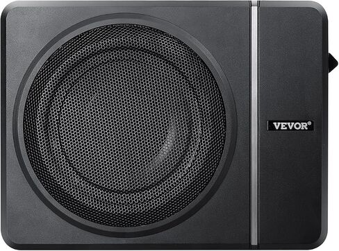 VEVOR 10 "440W مضخم صوت السيارة تحت المقعد، مكبرات صوت سيارة نحيفة تعمل بالطاقة مع إضاءة محيطة زرقاء، فرع صوتي منخفض تحت المقعد مع مكبر صوت مدمج، وحدة تحكم عن بعد لسيارات الدفع الرباعي والسيارات والشاحنات وRV in Saudi Arabia