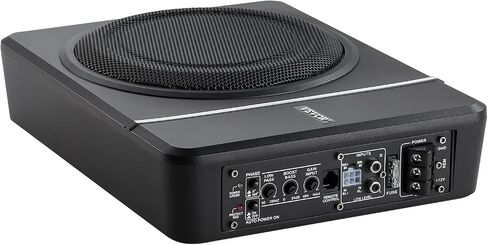 VEVOR 10 "440W مضخم صوت السيارة تحت المقعد، مكبرات صوت سيارة نحيفة تعمل بالطاقة مع إضاءة محيطة زرقاء، فرع صوتي منخفض تحت المقعد مع مكبر صوت مدمج، وحدة تحكم عن بعد لسيارات الدفع الرباعي والسيارات والشاحنات وRV in Saudi Arabia