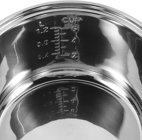 Ciieeo Rice Cooker Inner Pots 2L Stainless Steel Interior Cooking Pan Nonstick Pressure Cooker Replacement Electric Cooking Pot Liner Container in Saudi Arabia