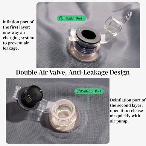 مرتبة هوائية EVEME متوافقة مع سطح تيسلا موديل Y مع مضخة هواء كهربائية ومسند للرأس ووسادة نوم للتخييم في الهواء الطلق والسفر موديل Y وإكسسوارات 2023 2022 2021 2020، أبيض كريمي in Kuwait