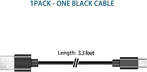 Fast Wall Charger & 5 ft USB Charging Cable Cord fit for Consumer Cellular Link, Consumer Cellular Link ii 2, Doro PhoneEasy 7050 626 824 618 610 680 605 612 615,LG Flip Phone & More Flip Phone Charge in Saudi Arabia