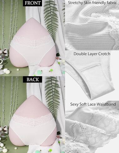 Hibluco ملابس داخلية نسائية مثيرة من الدانتيل وحزام الخصر سراويل داخلية مرنة in Kuwait