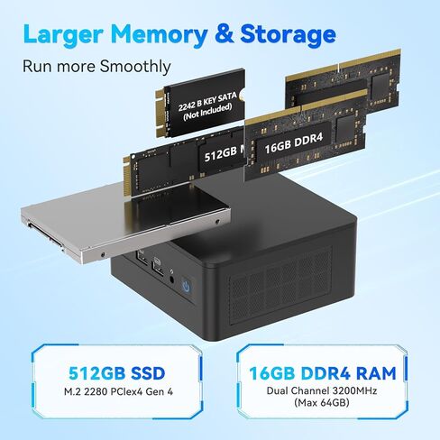 Intel NUC 13 PRO NUC13ANHi7 Arena Canyon، وحدة المعالجة المركزية الجيل الثالث عشر، ذاكرة الوصول العشوائي 32 جيجابايت 1 تيرابايت SSD، Intel Core i7-1360P، كمبيوتر مكتبي صغير Win 11 Pro، 8K/4K UHD، جيجابت إيثرنت/WiFi-6/VESA للأعمال/المكتب/المنزل in Saudi Arabia