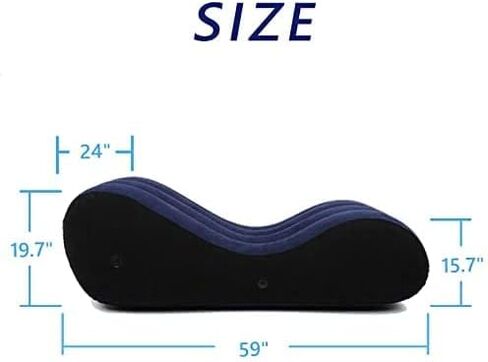 كرسي أريكة قابل للنفخ مع مضخة هواء صغيرة تعمل بالطاقة USB، أريكة هوائية على شكل حرف S، أريكة قابلة للنفخ، كرسي أريكة قابل للنفخ متعدد الوظائف لغرفة المعيشة الداخلية وغرفة النوم (أريكة) in Kuwait