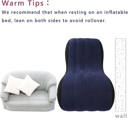 كرسي أريكة قابل للنفخ مع مضخة هواء صغيرة تعمل بالطاقة USB، أريكة هوائية على شكل حرف S، أريكة قابلة للنفخ، كرسي أريكة قابل للنفخ متعدد الوظائف لغرفة المعيشة الداخلية وغرفة النوم (أريكة) in Kuwait