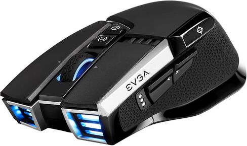 EVGA X20 Wireless Gaming Mouse, Wireless, Black, Customizable, 16,000 DPI, 5 Profiles, 10 Buttons, Ergonomic 903-T1-20BK-KR in Kuwait