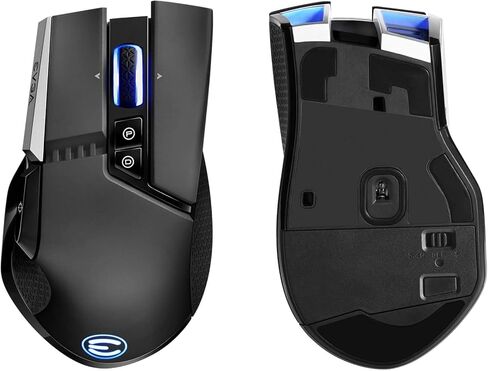 EVGA X20 Wireless Gaming Mouse, Wireless, Black, Customizable, 16,000 DPI, 5 Profiles, 10 Buttons, Ergonomic 903-T1-20BK-KR in Kuwait