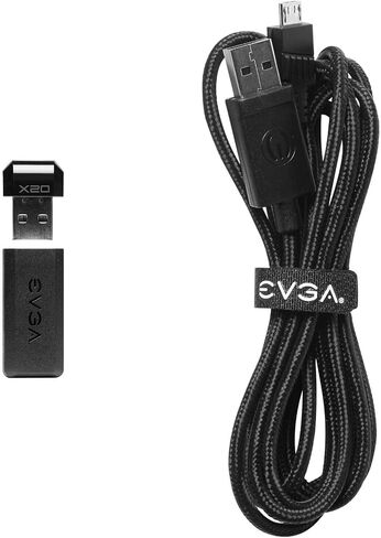 EVGA X20 Wireless Gaming Mouse, Wireless, Black, Customizable, 16,000 DPI, 5 Profiles, 10 Buttons, Ergonomic 903-T1-20BK-KR in Kuwait