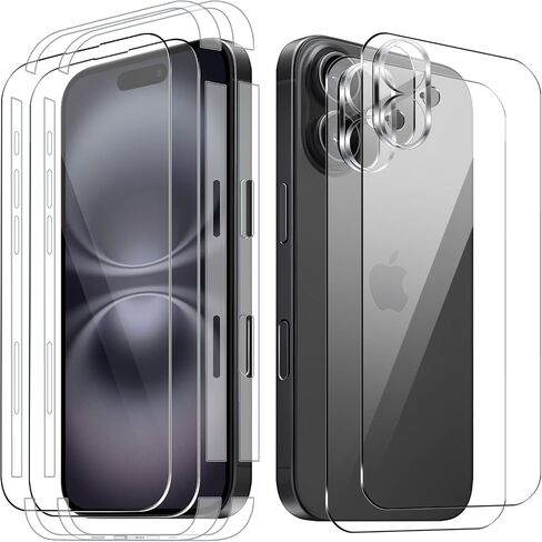 واقي شاشة نقي لهاتف Apple iPhone XR - عبوة من 3 قطع (مع إطار تركيب) واقي شاشة من الزجاج الصلب متوافق مع iPhone XR (3 حزم) [مضاد للخدش] [يلائم معظم الحافظات] in Kuwait