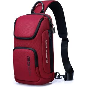 BANGE Sling Bag for Men,Shoulder bags Crossbody Sling Backpack for Men and Women