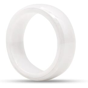 COLMO Model 3 Smart Ring Accessory for Tesla Model 3 Key Card Key Fob Replacement Ceramic RFID Smart Ring US 11Support Customization Fast Priority Delivery Worldwide (7mm US 7 White)