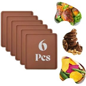 Dehydration Trays 6 Pack Silicone Dehydrator Trays Compatible with Cosori CP267-FD, standard