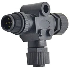SMARTMARINE NMEA 2000 (N2K) T-Connector لـ Garmin Lowrance Simrad B&G Navico Maretron Networks 5 pin IP68 مقاوم للماء (عبوة واحدة) in Kuwait
