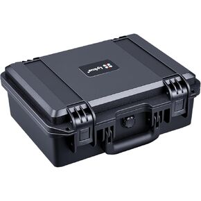 Lykus HC-3511 Waterproof Hard Case with Customizable Foam Insert, Interior Size 13.74x9.72x5.31 in, Suitable for camera,lens,drone,mic,flashlight,telescope,action cam,electronics,tools,and more