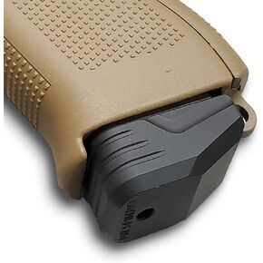 Milspin Stainless Steel Weighted Magazine Base Plate Compatible with Glock Gen 1-5 and Beef Jones