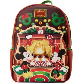 Loungefly Disney Mickey & Minnie Mouse Hot Cocoa Fire Place Women's Mini Backpack