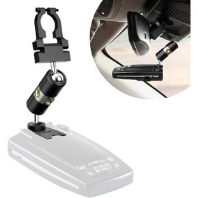 Radar Detector Mount, Rearview Mirror Rod Aluminum Radar Bracket (for Escort/Beltronics Vector/Rocky Mountain Phantom-T Radar)