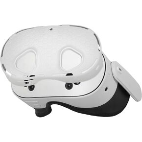 غلاف VR لسماعات الرأس Meta Quest 3S، غطاء حماية من السيليكون خفيف الوزن يناسب Quest 3S، حماية كاملة مضادة للخدش والغبار