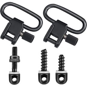 Anovo Two Point Traditional Sling Attachments Mounts with 3 Pieces Sling Swivel Studs