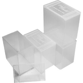 MTM SS25-00 Shell Stack 25 Rd. Compact Shotshell Storage Box (Set of 4), Clear See-Thru, Small