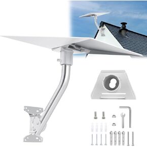 Starlink Gen 3 Mount, Adjustable Stainless Steel Starlink Mount Compatible with Starlink V3 Standard Dish, Includes Pipe and Pipe Adapter for Wall Mount/Roof Mount, Starlink Mounting Kit